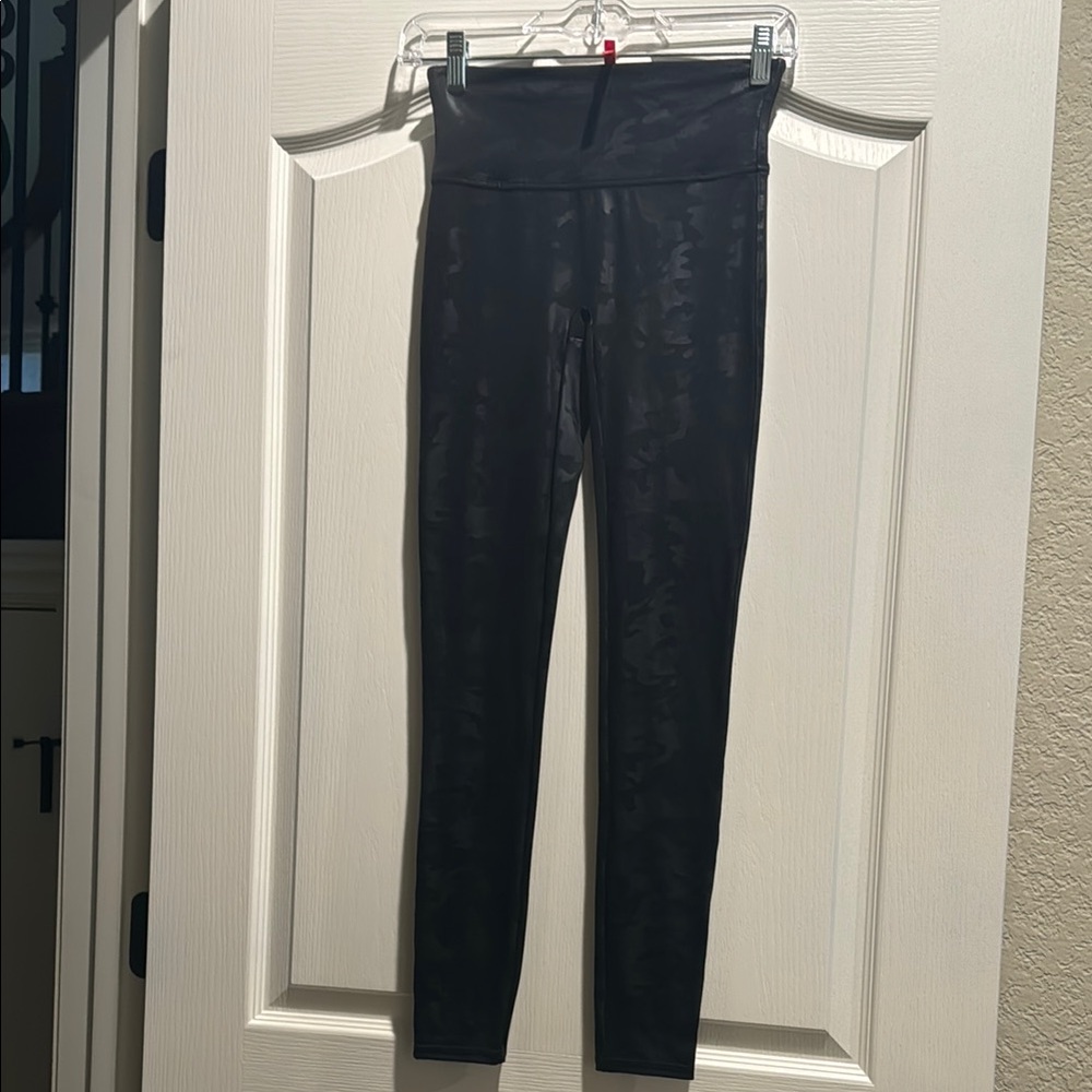 Spanx Black Camo Leggings